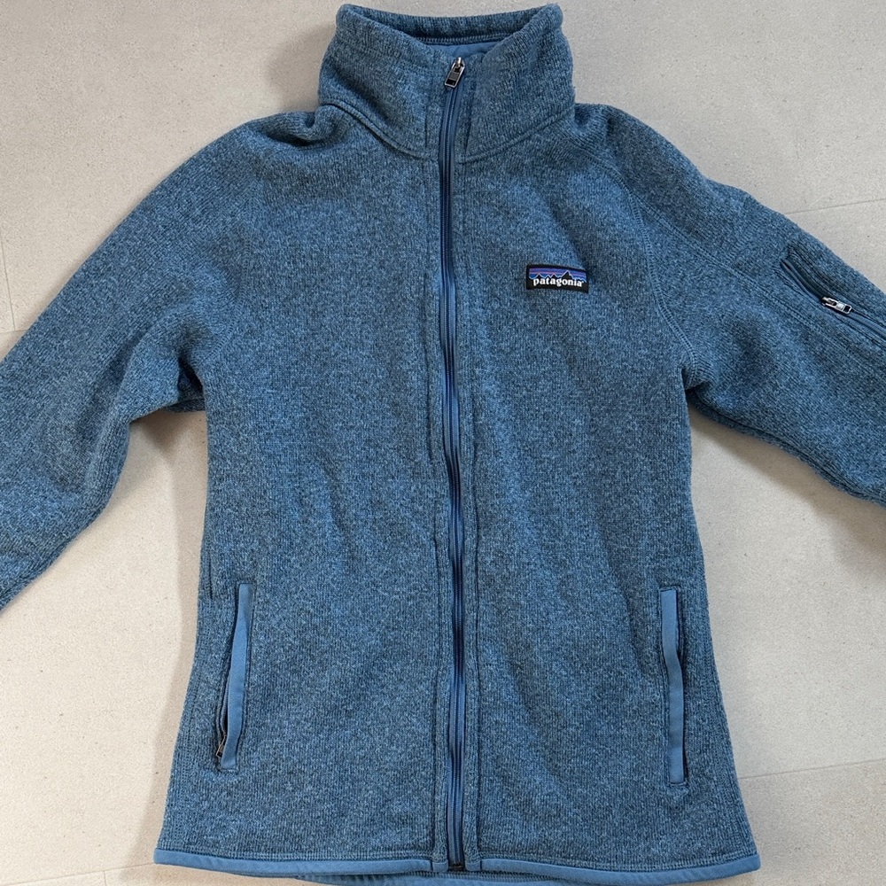 Patagonia Teal Full-Zip Fleece Jacket